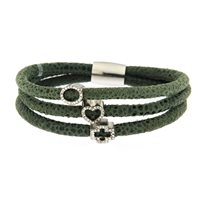 Bracciale Augusta De Carolis Donna in Pelle BR2-211 - BR2-211